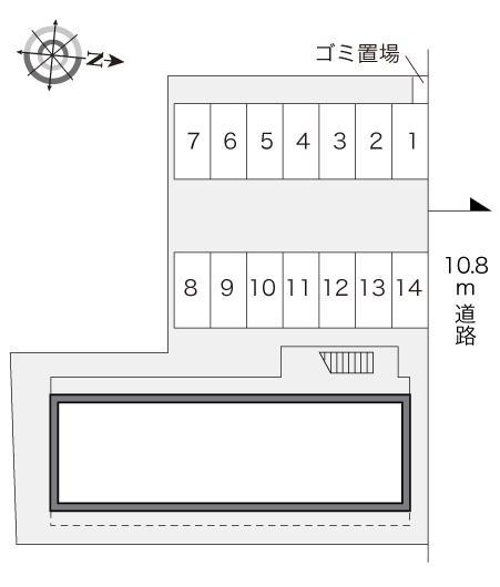 ゆうき(21105)の駐車配置図