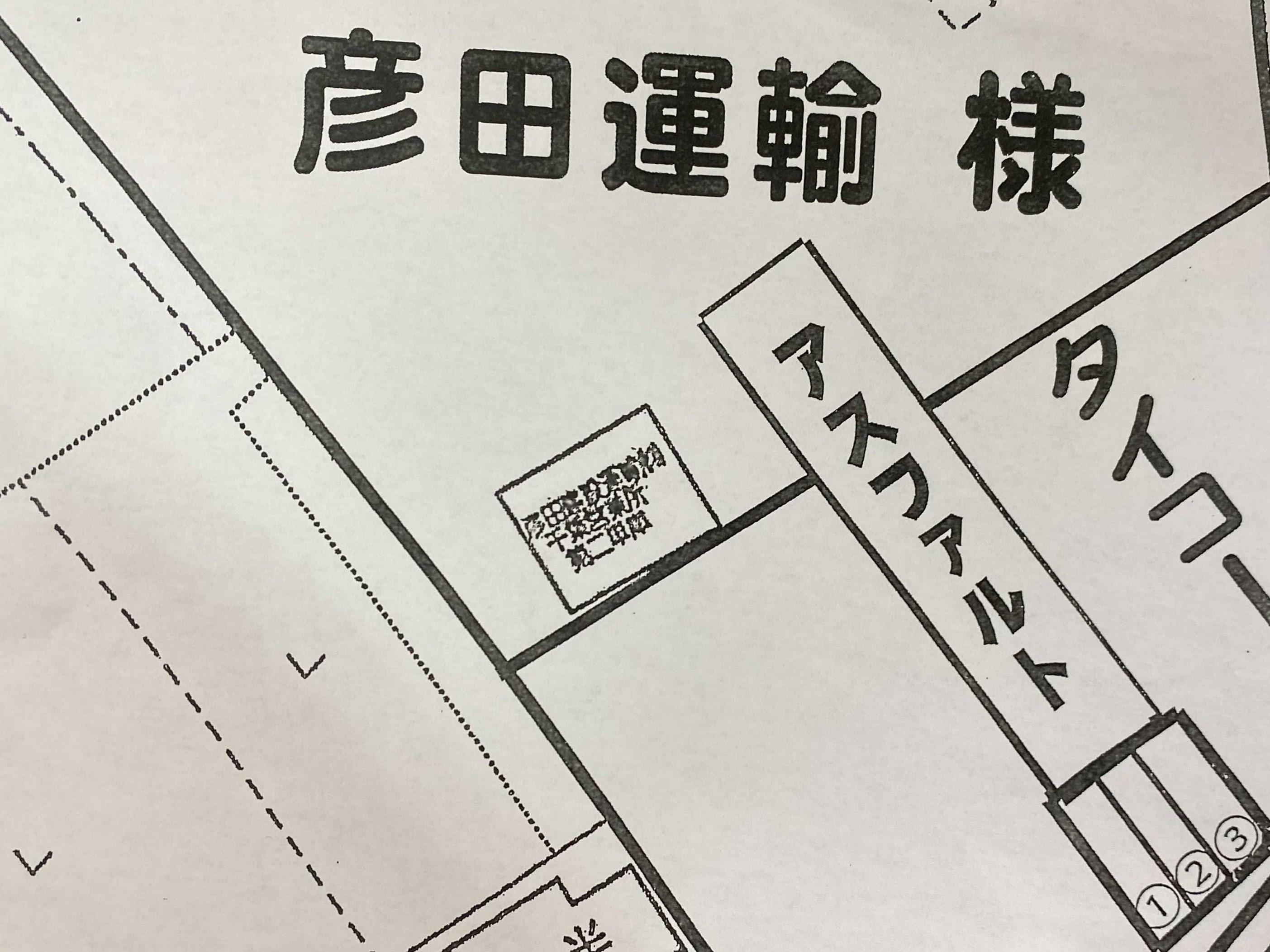 石井島田台駐車場の駐車配置図