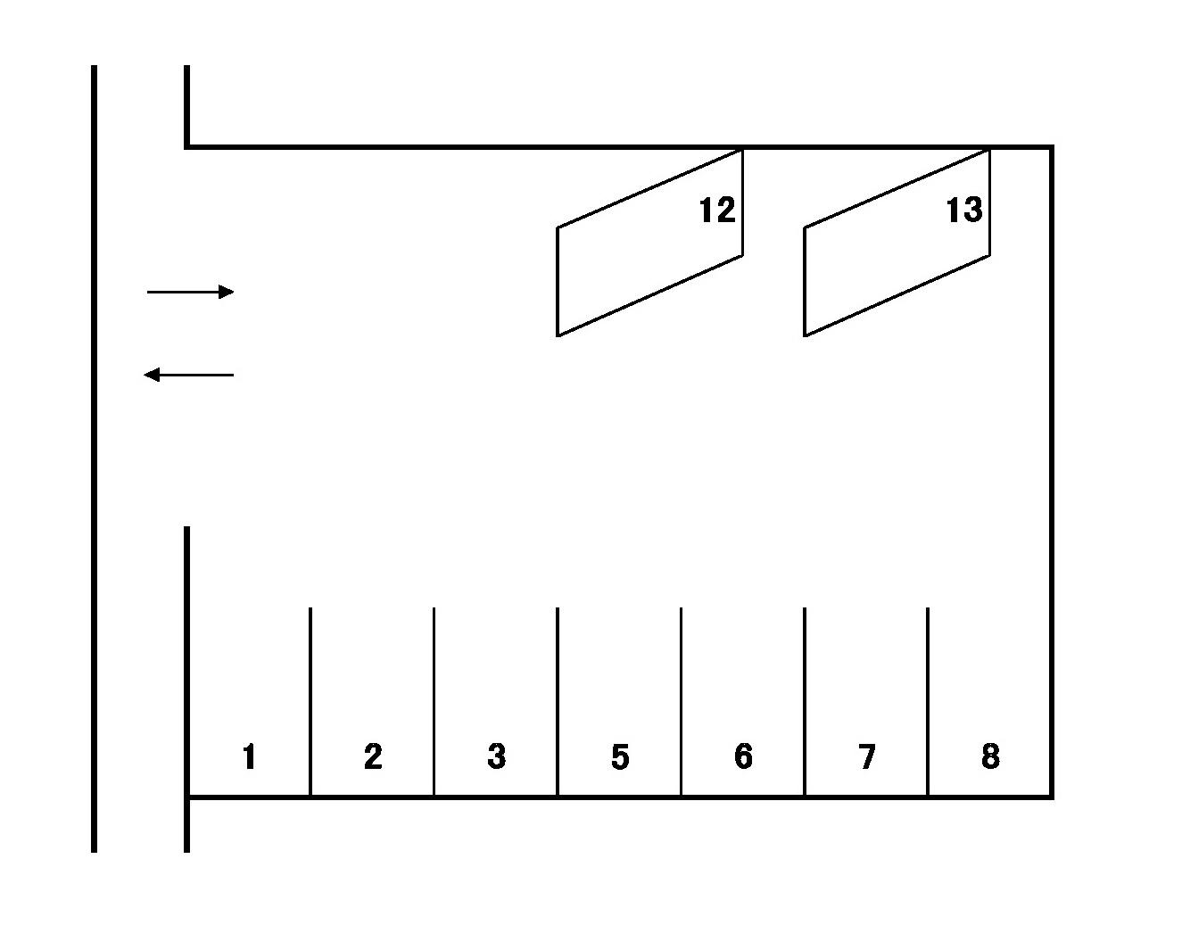 J-123の駐車配置図