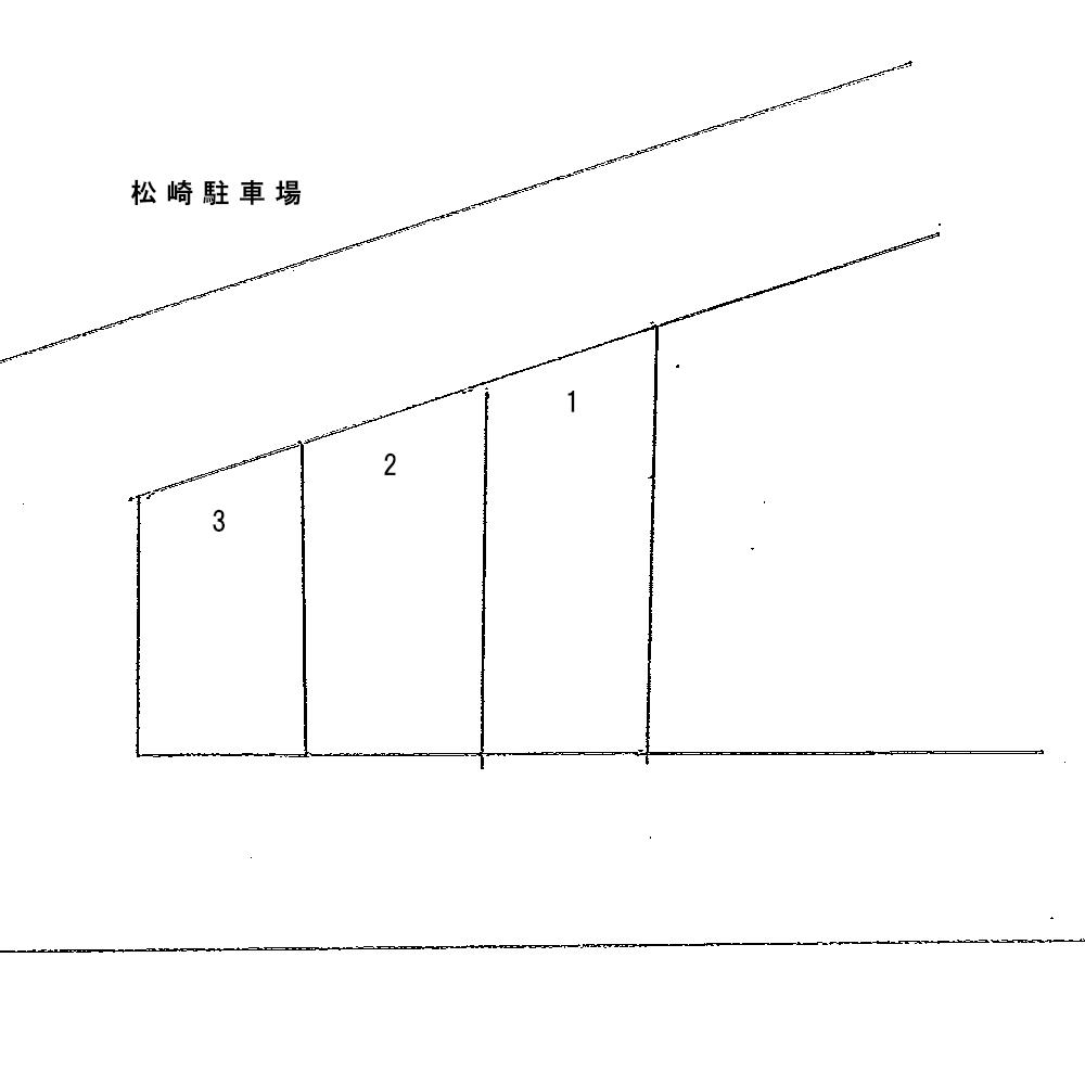 松崎駐車場の駐車配置図
