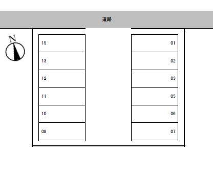 伊藤花常パークの駐車配置図