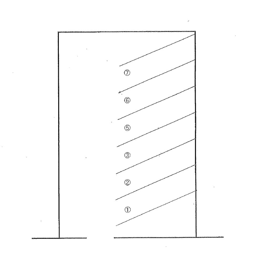 浦吉 西五所パーキングの駐車配置図