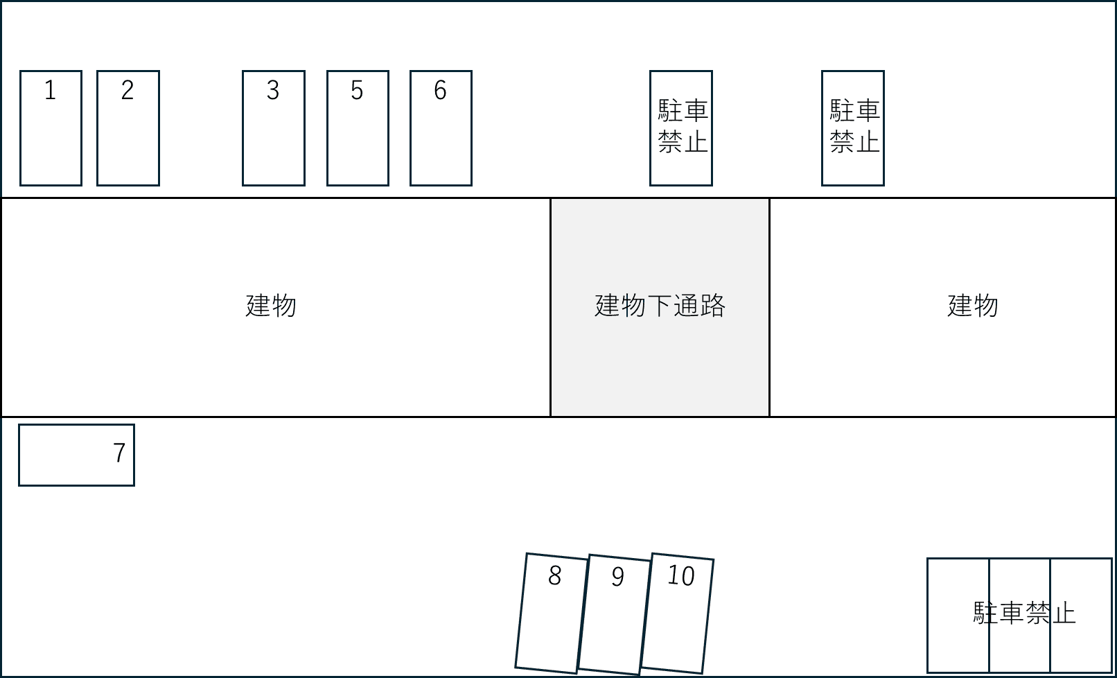 令和ガーデンの駐車配置図