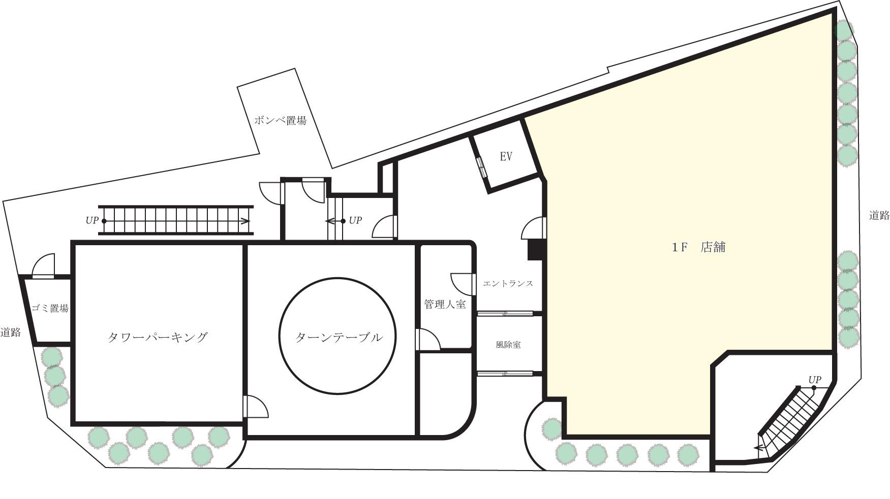 RAYHAUS駒込の駐車配置図