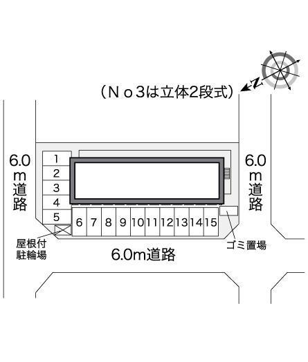 健(27167)の駐車配置図