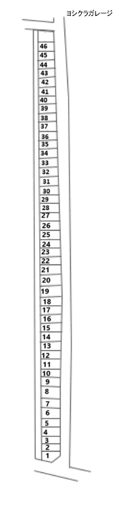 3.ヨシクラガレージの駐車配置図