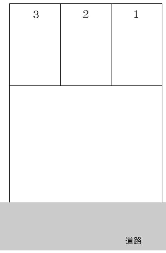 箱根ヶ崎TA月極駐車場の駐車配置図