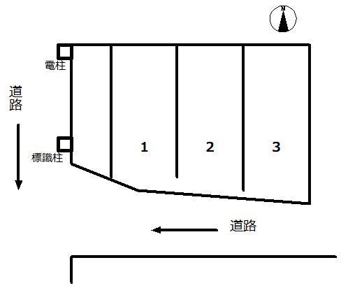 509露橋駐車場の駐車配置図