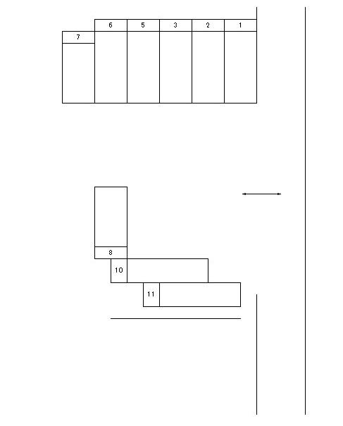 J-008の駐車配置図