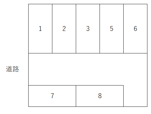 小嶺台3丁目パーキングの駐車配置図
