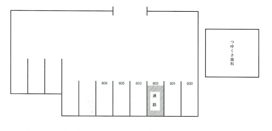 野村パーキングの駐車配置図