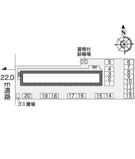 みえ(26650)の駐車配置図