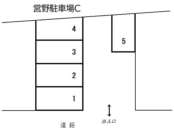 営野駐車場Cの駐車配置図