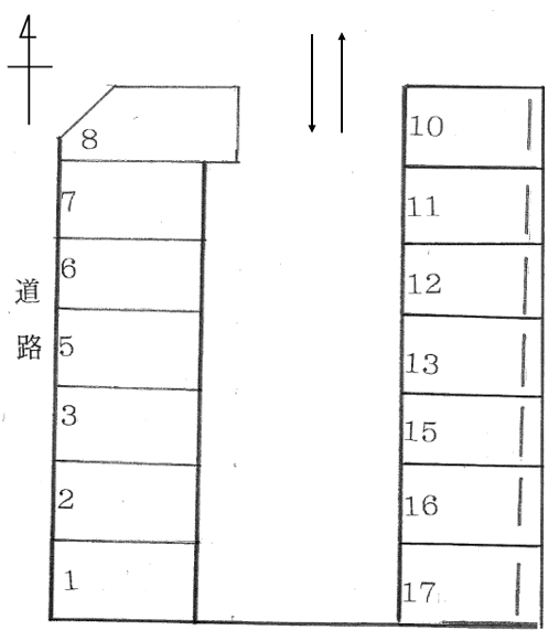 P316の駐車配置図