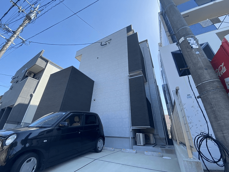 CB箱崎シャリテの外観・駐車場イメージ1枚目