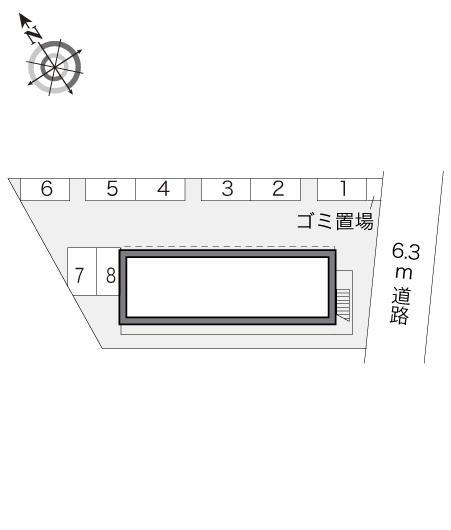 エスポワール(17317)の駐車配置図