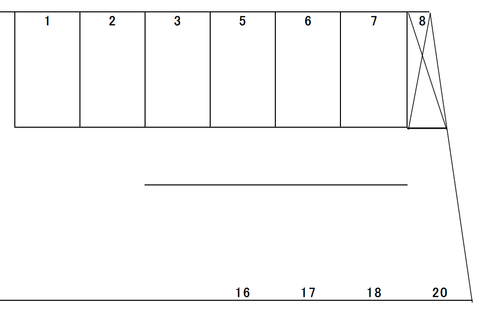 000057の駐車配置図