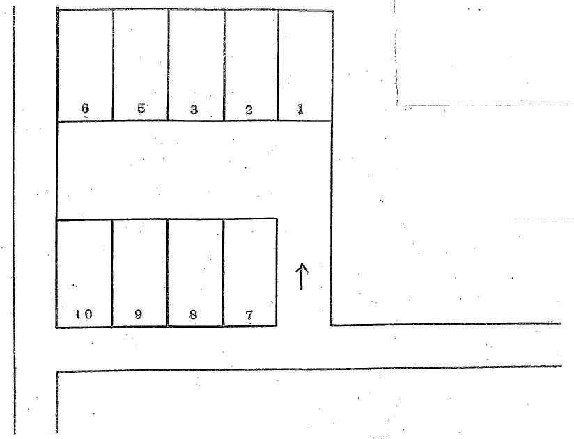 杉村駐車場の駐車配置図