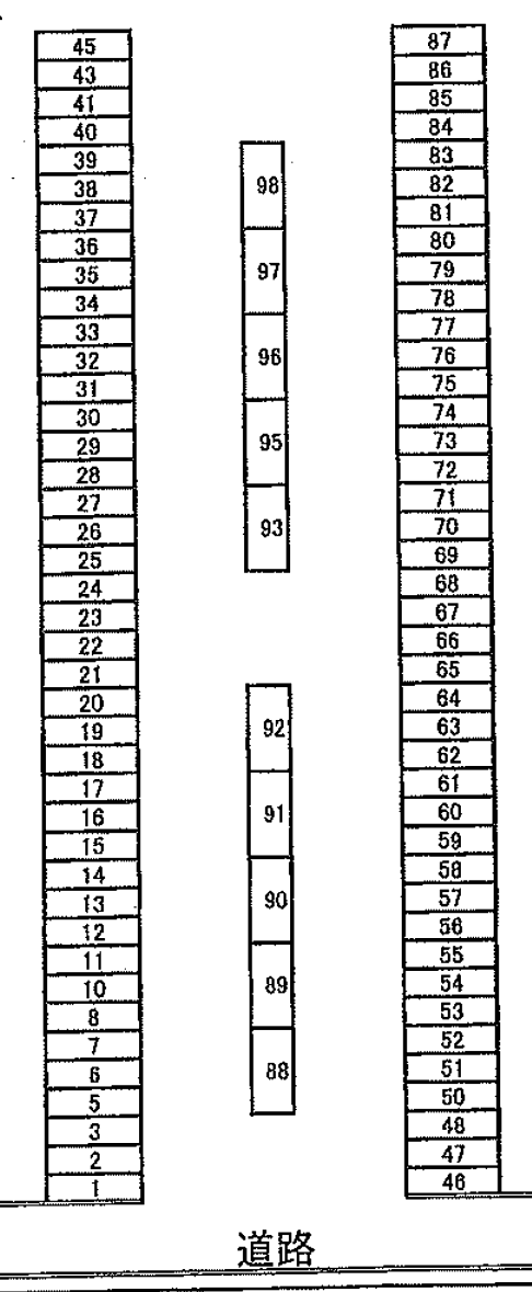 タケヤPの駐車配置図