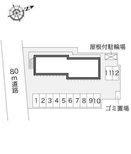 SAKURA(23306)の駐車配置図