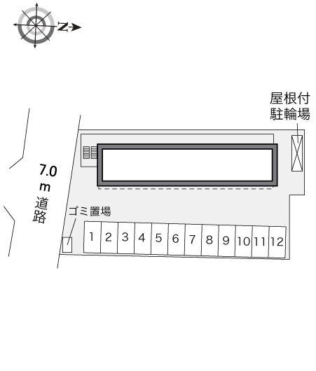 新町C(29134)の駐車配置図