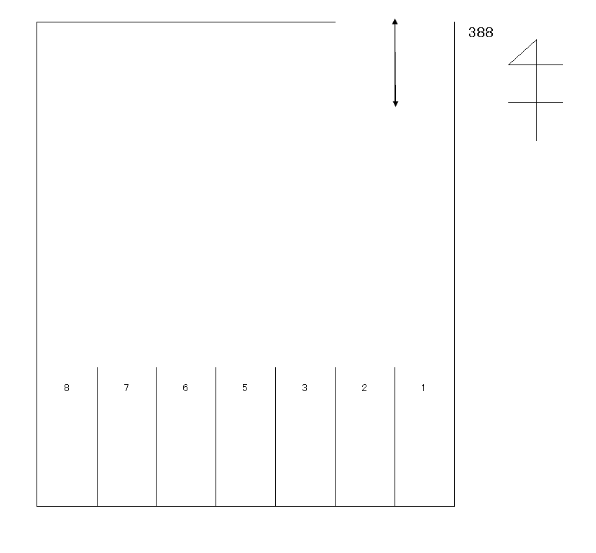 岩倉-388の駐車配置図