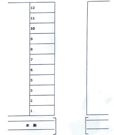小松パーキングの駐車配置図