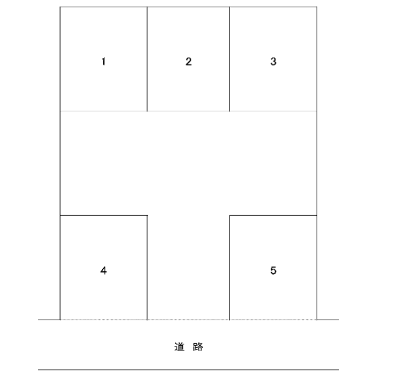 C-16 岳美 稲葉貸駐車場の駐車配置図