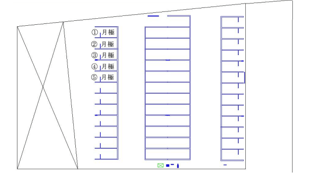 彦根駅前第2の駐車配置図