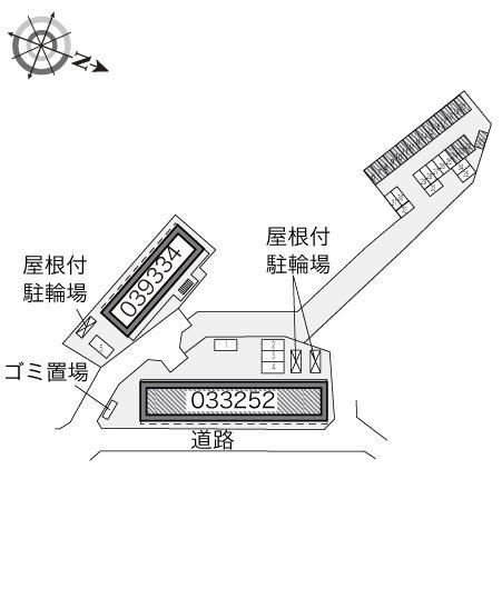クレール光優Ⅰ(33252)の駐車配置図