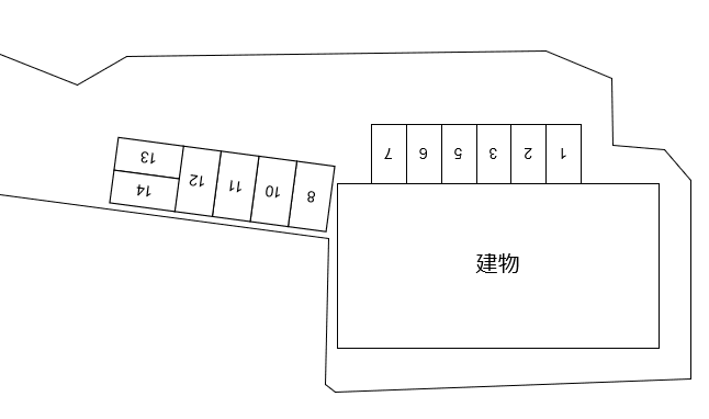 ヴェルドミールの駐車配置図