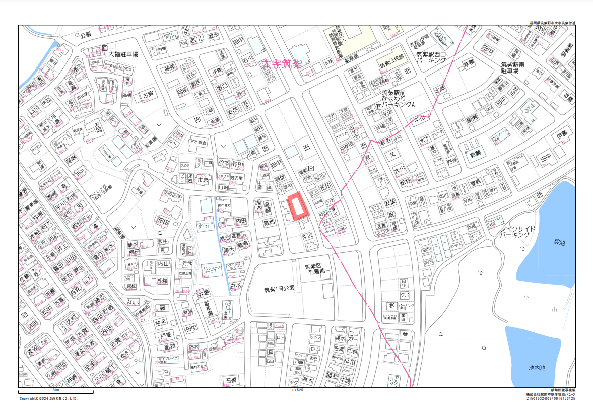 ちくし月極駐車場 の外観・駐車場イメージ1枚目