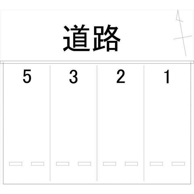 泉野出町1丁目Yパーキングの駐車配置図