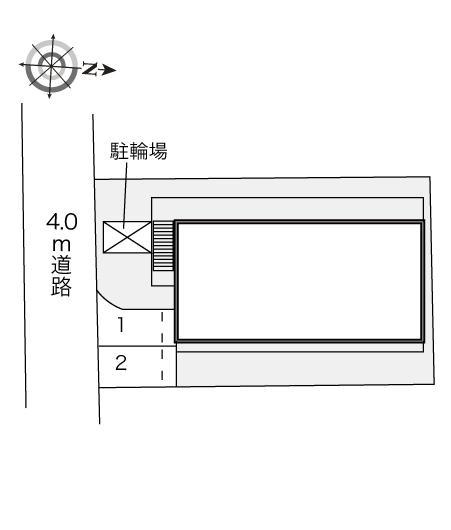 AQUA BLUE(23607)の駐車配置図
