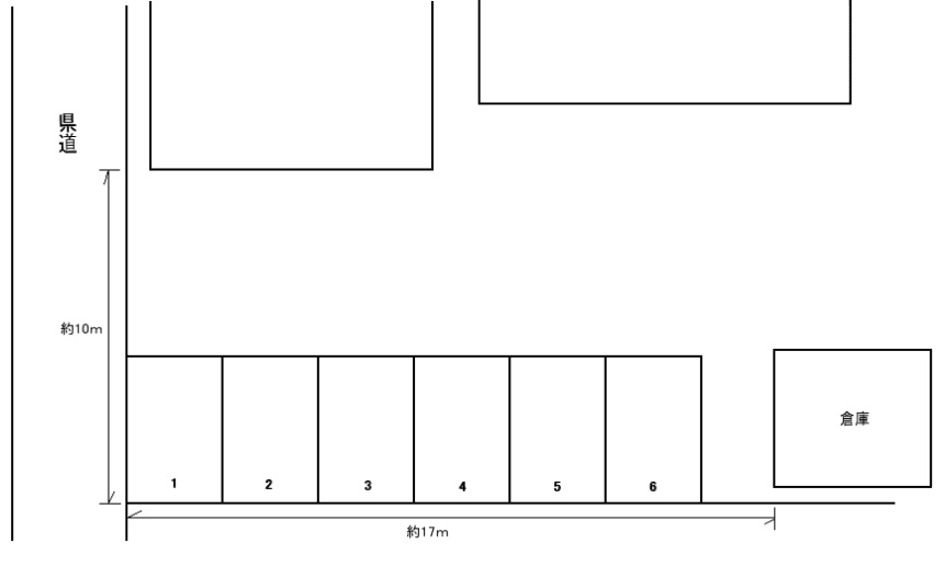 駅前通り駐車場の駐車配置図