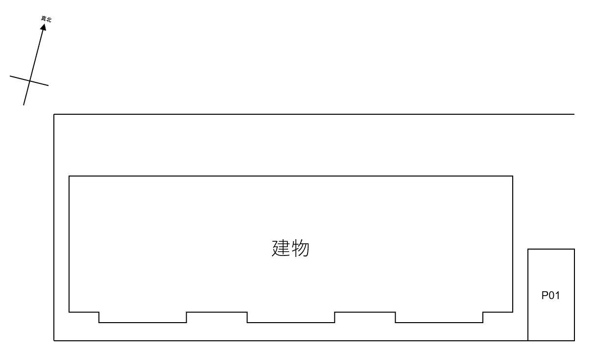 CB八潮ラクの駐車配置図
