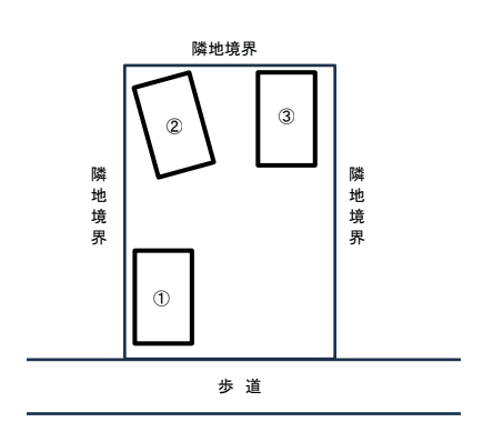 北・北22条西4丁目第6駐車場の駐車配置図