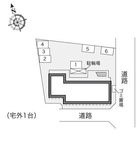 エスト千間台(23875)の駐車配置図