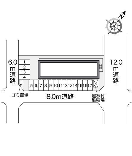 GOLD LEO Ⅱ(25814)の駐車配置図