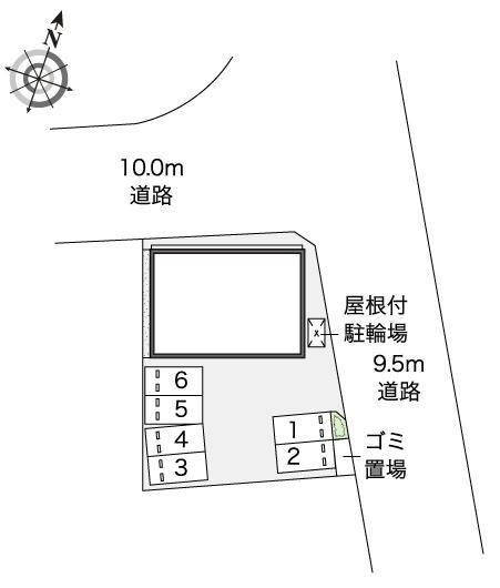 サンリット双葉(45811)の駐車配置図