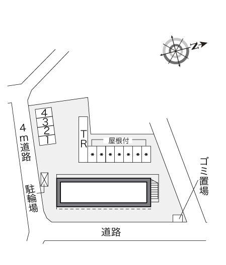 舞(17598)の駐車配置図