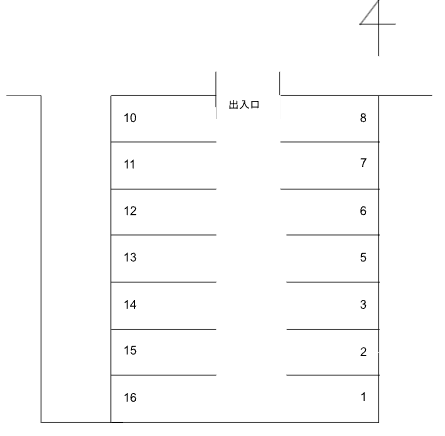 106駐車場の駐車配置図
