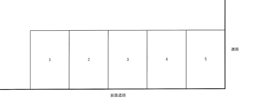 永犬丸南町一丁目駐車場の駐車配置図