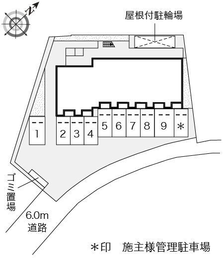 メルベーユ則松(52779)の駐車配置図
