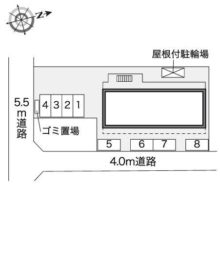 ガイア初雁(41243)の駐車配置図