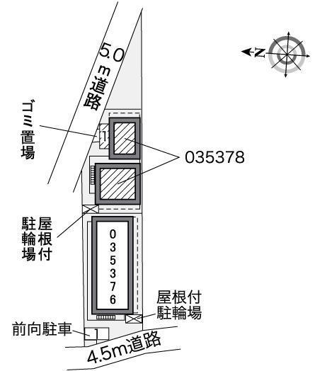 アトレⅡ(35378)の駐車配置図