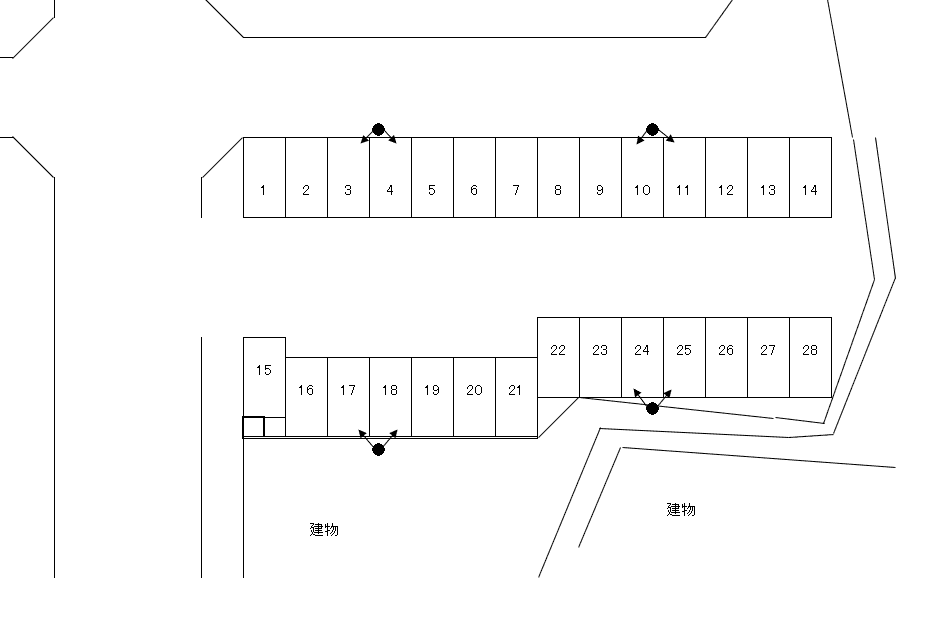 京急観音崎の駐車配置図