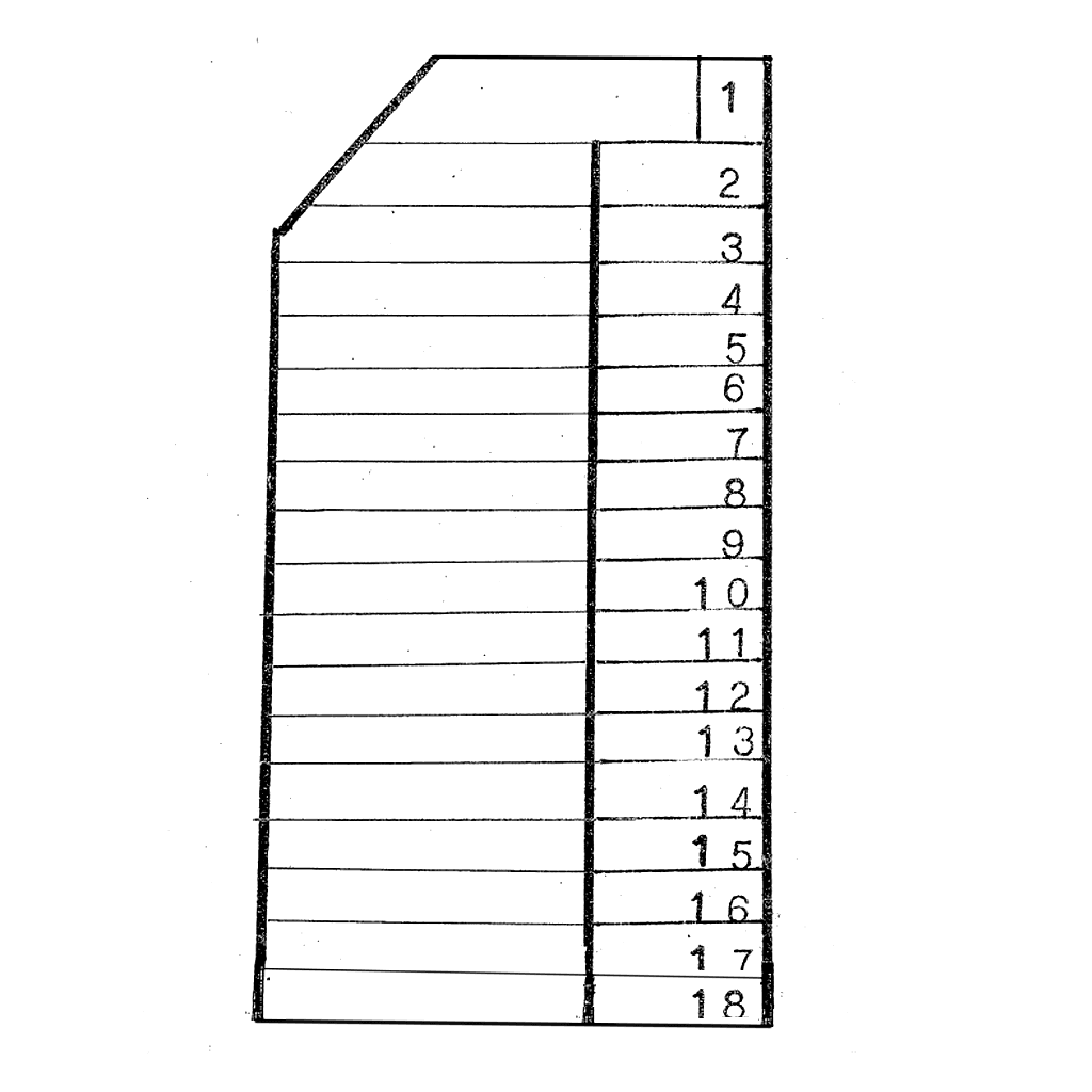 パーキングM・厨川の駐車配置図