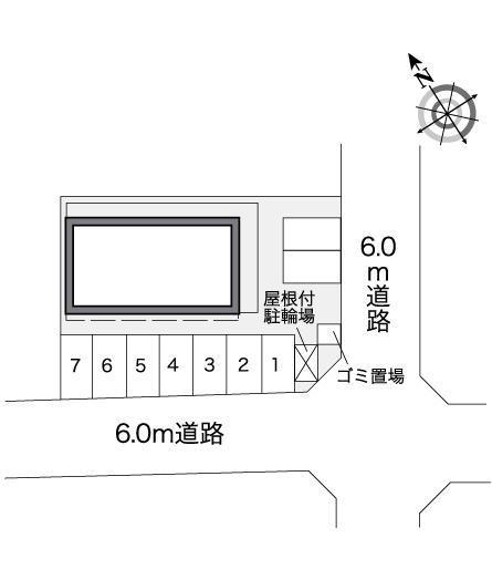 みずほⅡ(25046)の駐車配置図