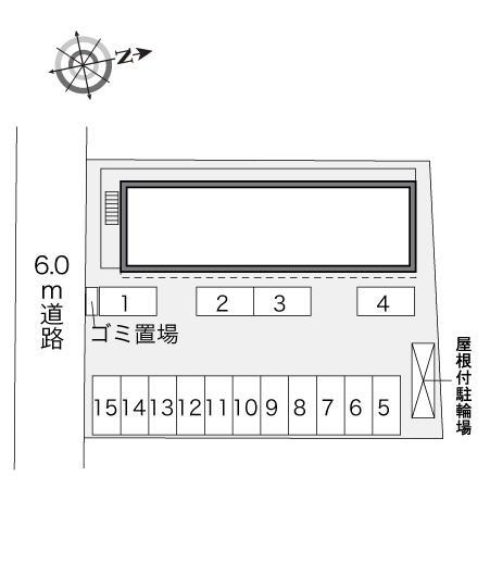 コンフォート伊万里(33965)の駐車配置図
